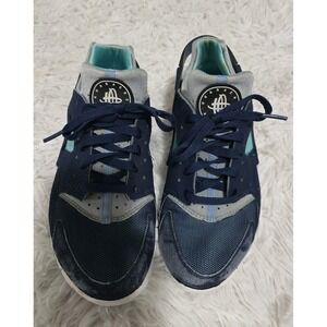 Nike Air Huarache Blue Force Diffused Blue Teal Men size 8 Basketball Gym Work‎